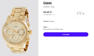 Reloj Guess para Mujer Sunrise por 84€