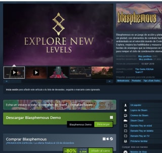 Juego Blasphemous por 4,99€ desde Steam