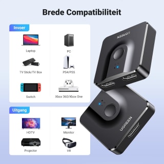 UGREEN HDMI Switch voor €6,54 bij Amazon