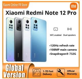 Xiaomi Redmi Note 12 Pro 4G NFC 8GB 256GB por 257,90€