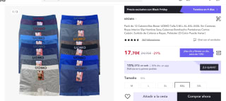 Pack de 12 Calzoncillos Boxer marca UOMO por 12,39€