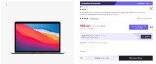 Hasta 65% + 30% descuento en productos Apple ofertazas