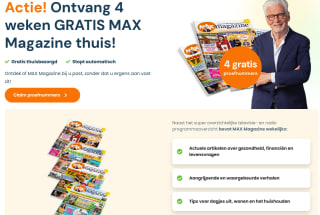 4 gratis proefnummers van Max Magazine