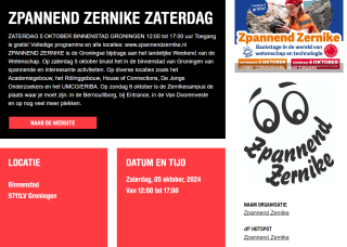 Gratis toegang/activiteiten tijdens Weekend van de Wetenschap op 5 & 6 oktober