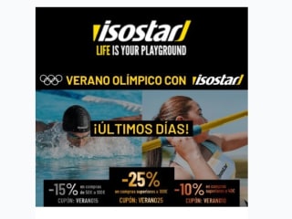 -25% de Descuento desde Isostar.