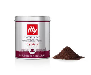 Cafe Molido illy Espresso Intenso 4 bote de 125g total 500g por solo 10,03€