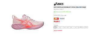 Zapatillas para Mujer Asics Dynablast 5 para mujer por 90€