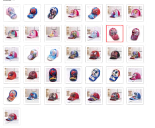 Gorras infantiles por 3,84€