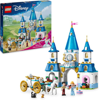 LEGO Disney Princess Assepoesters kasteel en paardenkoets voor €52,99 bij Bol
