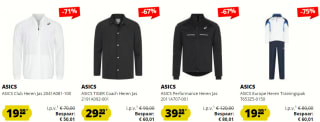 Tot 75% korting op alles van Asics bij Sport-korting