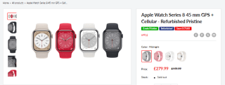 Gain an Apple Watch Series 8 from Stockmustgo for £243