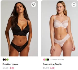10% extra memberkorting op de sale van Hunkemöller