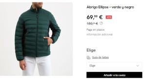 Chaqueta acolchada de Hombre Oakley Ellipse por 69.99€