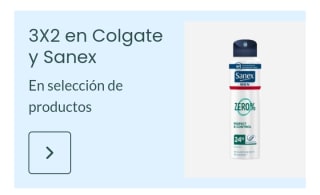 3×2 en Colgate y Sanex desde Dosfarma.