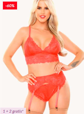 1 + 2 op geselecteerde lingerie in de sale tot 60% bij Christine Le Duc