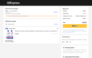 H&S champú Anticaspa por 14,83€