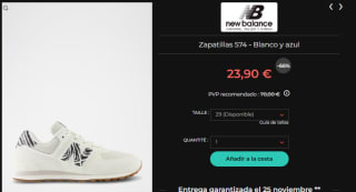 Recopilación zapatillas New Balance desde solo 13,90€