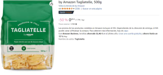 Tagliatelle Marca Amazon de 500 grs por 0.89€