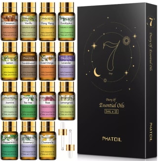 Phatoil Juego de Regalo de 15 piezas de aceites esenciales por solo 5,75€