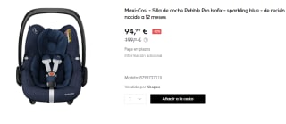 Maxi-Cosi - Silla de coche Pebble Pro Isofix por 94.99€