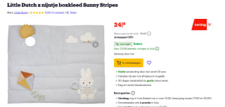 Nijntje By Little Dutch Boxkleed Vintage Sunny Stripes voor €24,16 bij Bol