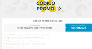 20% descuento en productos reacondicionados