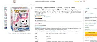 Funko Pop! Pokemon - Sylveon por 8.96€