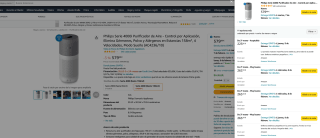 Philips Serie 4000i Purificador de Aire a solo 223,56€ Reaco