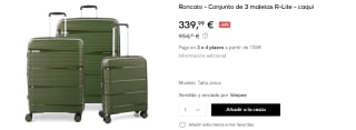 Conjunto de 3 maletas Roncato R-Lite ( 76 Cm + 66 Cm + 55 Cm ) por 339.99€