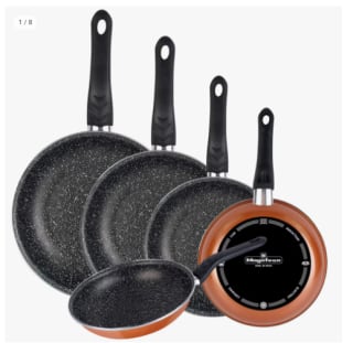 MAGEFESA Copper Lote de 5 sartenes, 18/20/24/26/28 cm por 21.69€