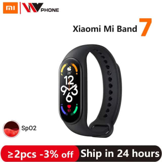 Smartwatch da Xiaomi, modelo Mi Band 7 - R$ 200,29