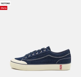 Zapatillas LEVI'S LS2 Navy blue a tan solo 28€