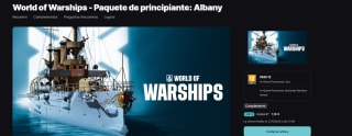 Juego World of Warships - Paquete de principiante: Albany desdeEpic games por 1,18€