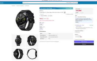 Huawei Watch GT 3 46mm Negro Active Edition por solo 162,08€