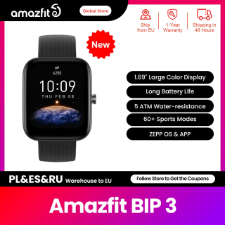 Smartwatch da Xiaomi Amazfit Bip 3 - R$ 211