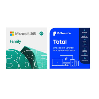 Microsoft 365 Family [6 gebruikers] + F-Secure Total [7 apparaten] - [1 jaar + 3 maanden extra] voor €51,99 bij Nbb