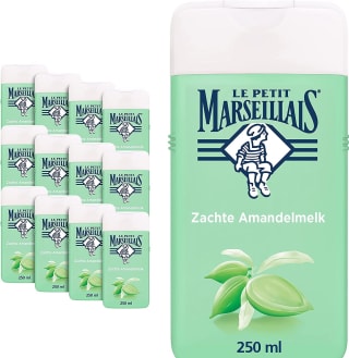 Le Petit Marseillais Extra Doux Zachte Amandelmelk Douchecrème 12 stuks voor €8,96 bij Amazon
