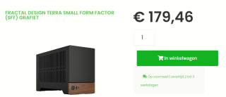 Fractal Design Terra Graphite voor €179,46 bij Sicomputers