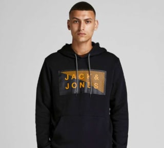 Sudadera con bolsillo canguro Jack & Jones por 18€