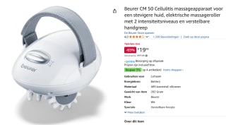 Beurer CM 50 Anticellulite-apparaat voor €19,99 bij Bol