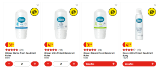 Alle Odorex deodorant, 4 voor €5 bij Kruidvat