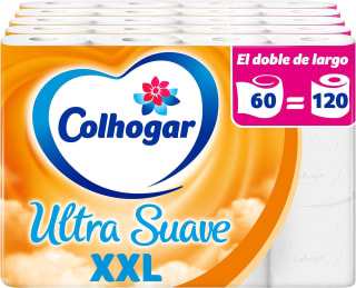 Pack 60 rollos Colhogar Suave XXL por 22,32€