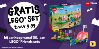 Bij aankoop vanaf €30 aan geselecteerde LEGO sets ontvang je een Gratis LEGO set