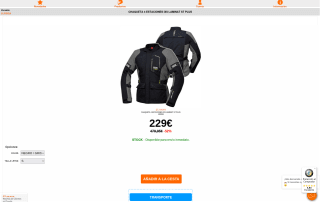 Chaqueta moto IXS Laminat ST Plus AA por 229€