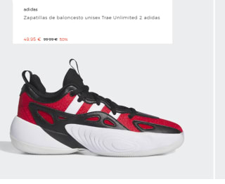 Zapatillas de Basket adidas Trae Unlimited 2 por 49.95€