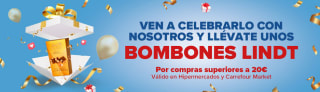 Bombones Lindt Gratis en Aniversario Carrefour desde App