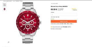 Marca Michael Kors Reloj para hombre modelo MK8822 por 69,99€
