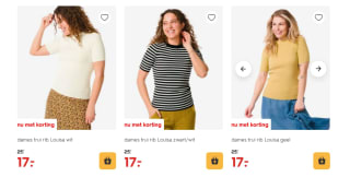 Diverse dameskleding vanaf €17 bij de Hema