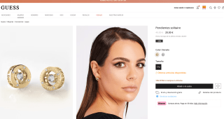 Pendientes solitaire Mujer por tan solo 20€ en Guess