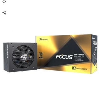 Fuente PC Seasonic Focus GX-850 850W 80 Plus Gold Modular a tan solo 104,99€